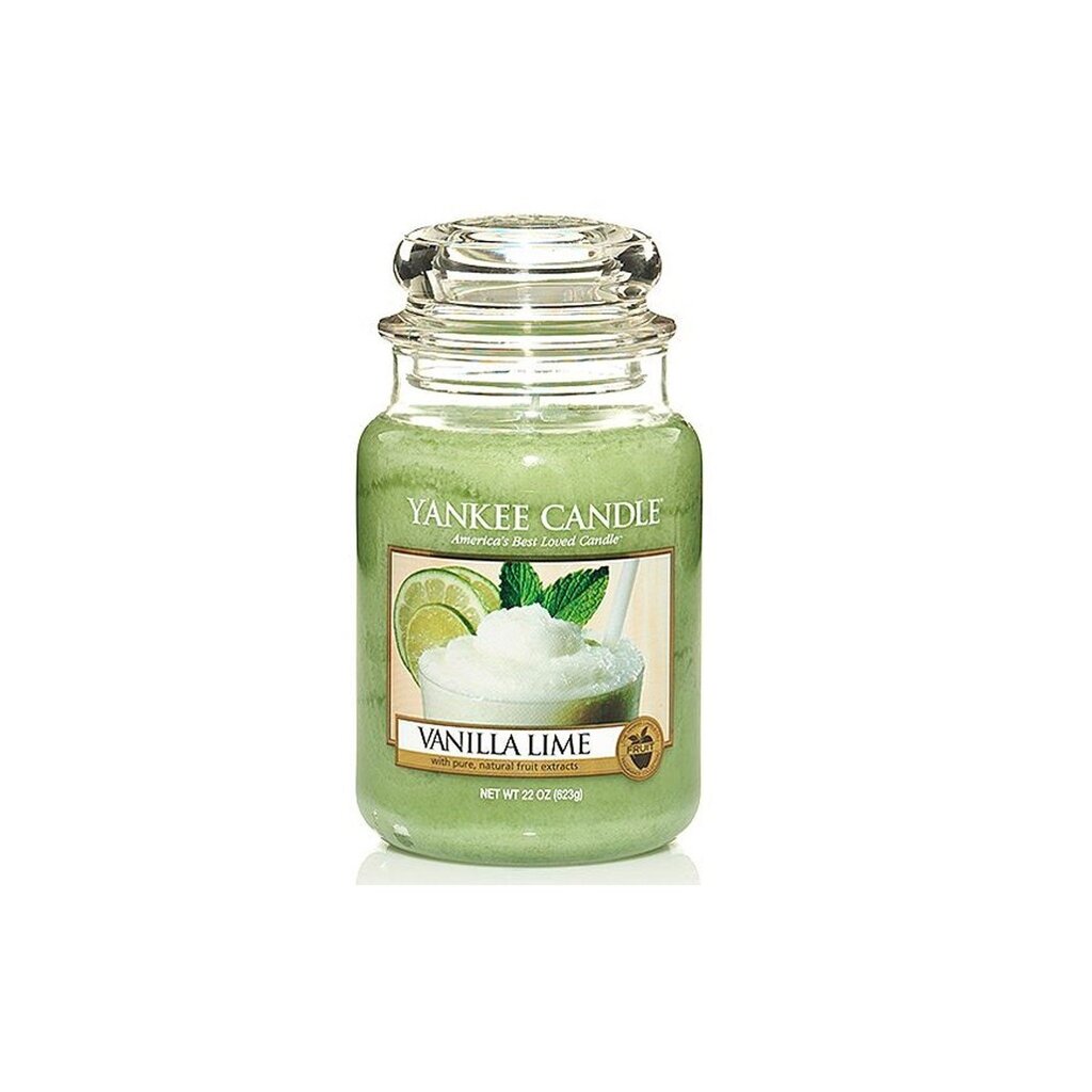 Lõhnaküünal Yankee Candle Vanilla Lime, 623 g цена и информация | Küünlad, küünlajalad | kaup24.ee