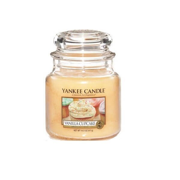 Lõhnaküünal Yankee Candle Vanilla Cupcake, 411 g цена и информация | Küünlad, küünlajalad | kaup24.ee