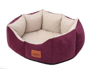 Hobbydog лежак New York Premium, M, Bordo, 53x45 см цена и информация | Лежаки, домики | kaup24.ee