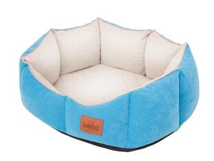 Hobbydog лежак New York Premium, L, Sky Blue, 60x52 см цена и информация | Лежаки, домики | kaup24.ee