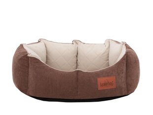 Koera pesa Hobbydog New York Premium, L, Brown, 60x52 cm цена и информация | Лежаки, домики | kaup24.ee