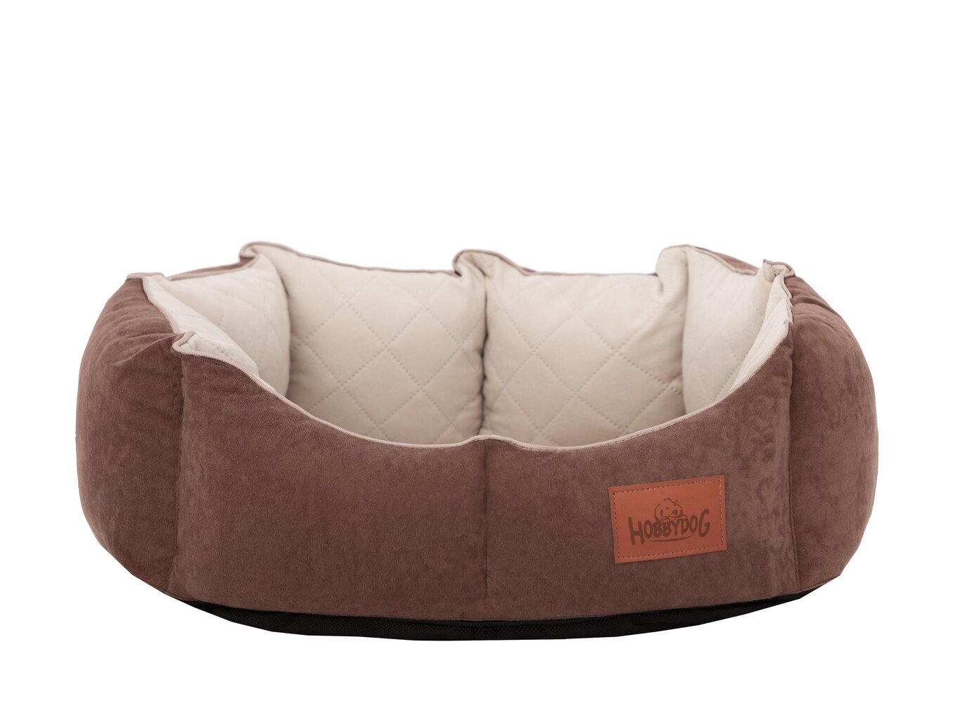 Koera pesa Hobbydog New York Premium, L, Brown, 60x52 cm цена и информация | Pesad, kuudid | kaup24.ee