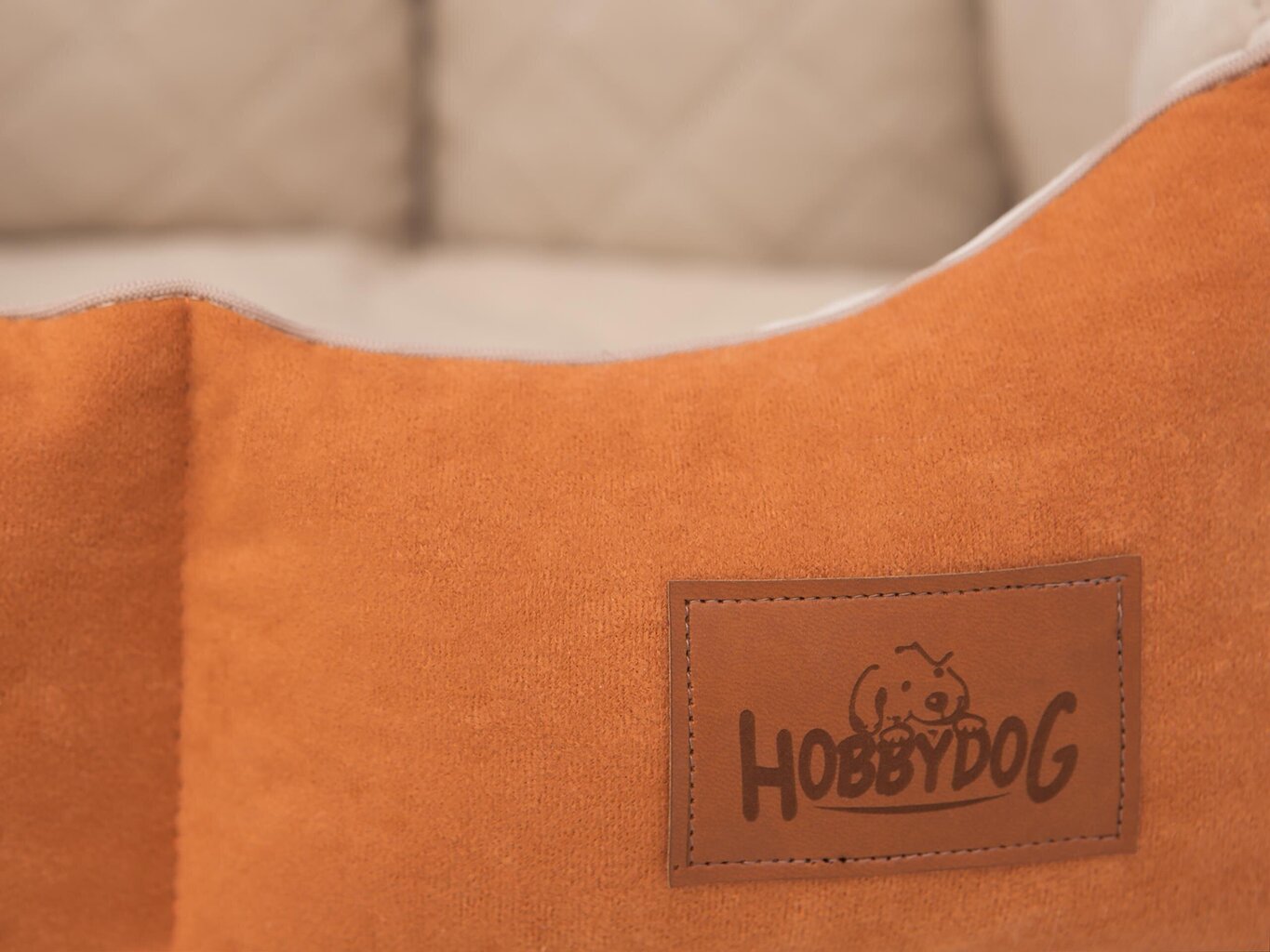 Koera pesa Hobbydog New York Premium, M, Orange, 53x45 cm hind ja info | Pesad, padjad | kaup24.ee