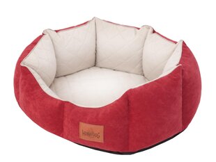 Hobbydog лежак New York Premium, M, Red, 53x45 см цена и информация | Лежаки, домики | kaup24.ee