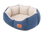 Hobbydog лежак New York Premium, M, Blue, 53x45 см