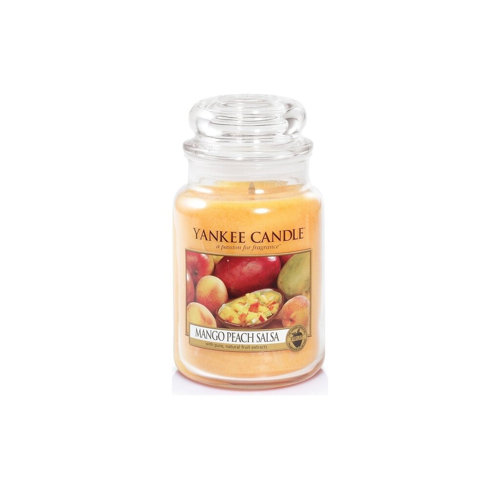 Aromaatne küünal Yankee Candle Mango Peach Salsa 623 g hind ja info | Küünlad, küünlajalad | kaup24.ee