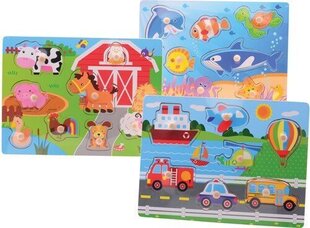 Puidust pusle 30 x 22 cm hind ja info | Imikute mänguasjad | kaup24.ee