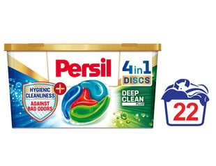 Капсулы для стирки Persil DISCS Malodor Color, 22 стирки цена и информация | Persil Кухонные товары, товары для домашнего хозяйства | kaup24.ee