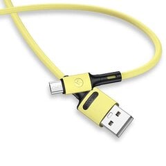Кабель USB/Type-C USAMS, желтый, 100 см цена и информация | Кабели для телефонов | kaup24.ee