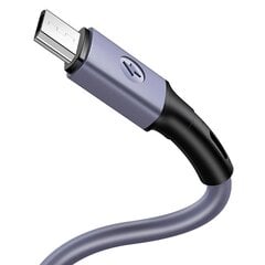 Kaabel USB/Micro USB USAMS, lilla, 100cm hind ja info | Mobiiltelefonide kaablid | kaup24.ee