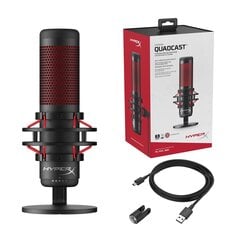 Mikrofon HyperX QuadCast hind ja info | Mikrofonid | kaup24.ee