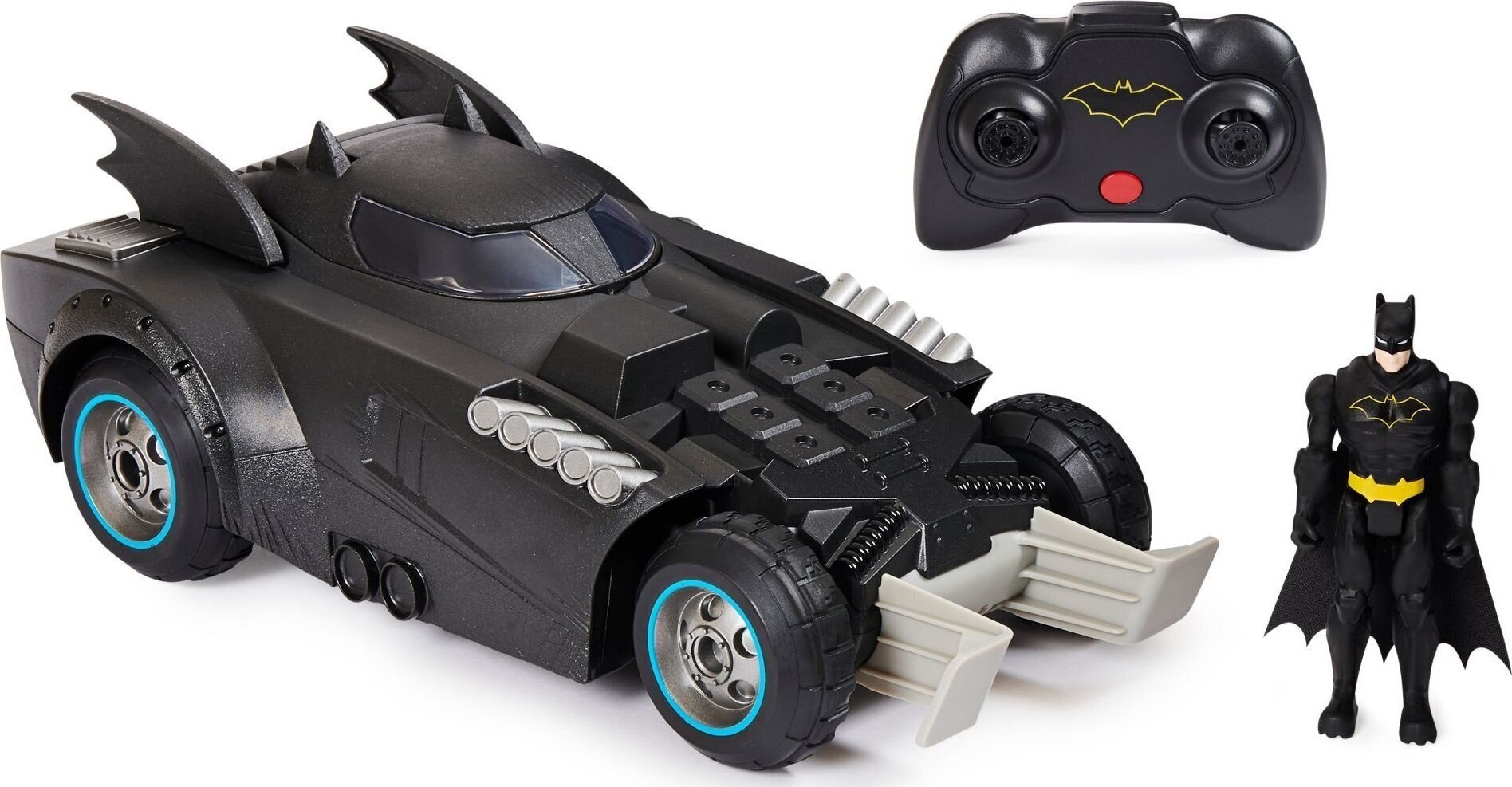 Kaugjuhitav auto figuuriga Spin Master Batman Batmobile hind ja info | Poiste mänguasjad | kaup24.ee