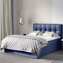Кровать Selsey Rekius, 160x200 см, синяя цена и информация | Кровати | kaup24.ee