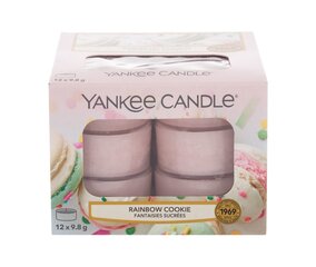 Lõhnavad teeküünlad Yankee Candle Rainbow Cookie 9,8 g, 12 tk hind ja info | Küünlad, küünlajalad | kaup24.ee