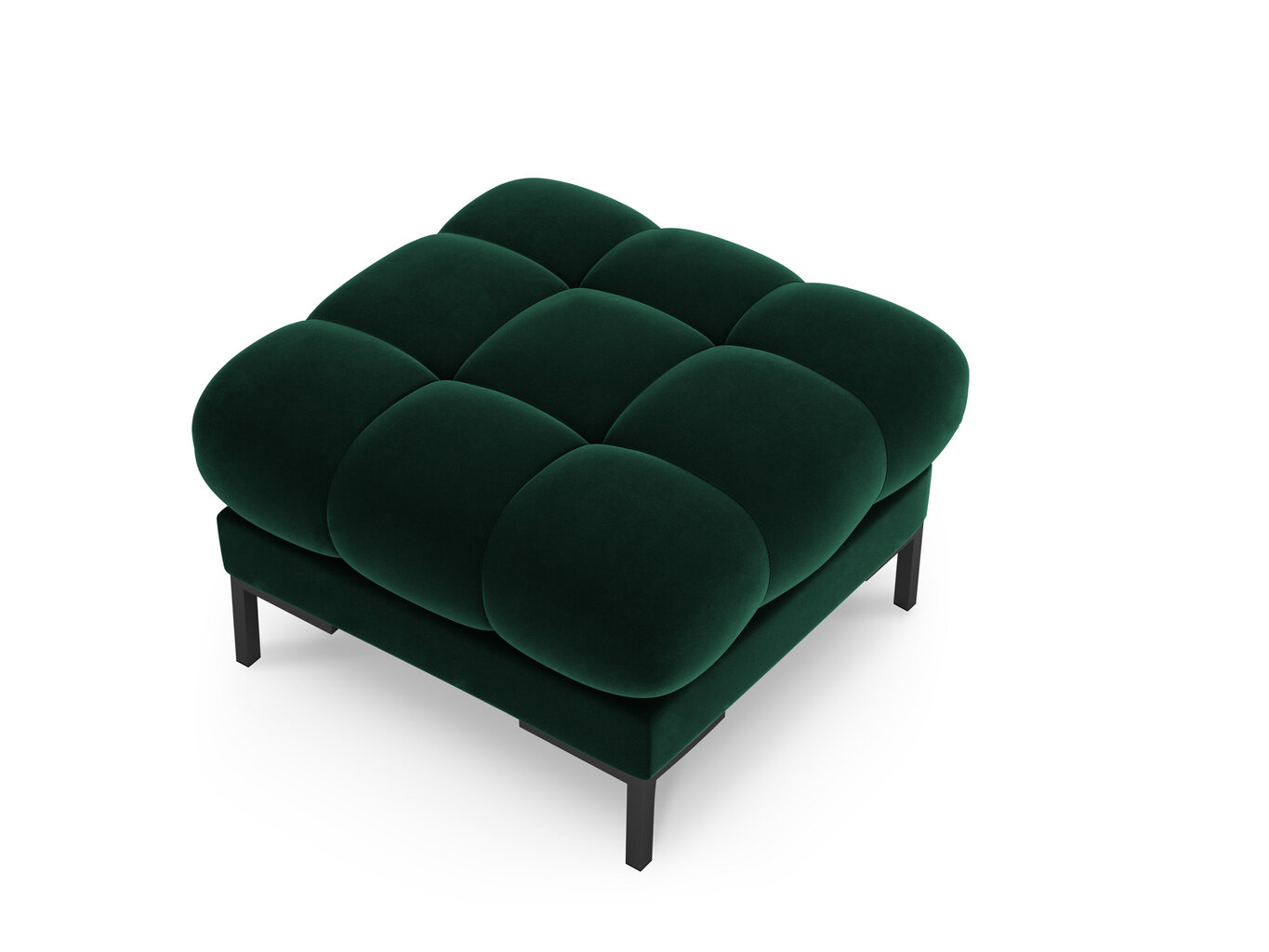 Tumba Micadoni Home Mamaia, roheline/must hind ja info | Kott-toolid, tumbad, järid | kaup24.ee
