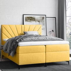 Кровать Selsey Tomene, 140x200 см, желтая цена и информация | Кровати | kaup24.ee