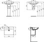 Valamu Ideal Standard Connect Air Cube, 55x46 cm, E794401 hind ja info | Kraanikausid, valamud | kaup24.ee