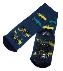 Детские нескользящие носки для ползания «Машина» цена и информация | Носки, колготки для мальчиков | kaup24.ee