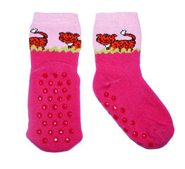 Детские нескользящие носки для ползания «Леопард» цена и информация | Колготки, носочки для новорожденных | kaup24.ee