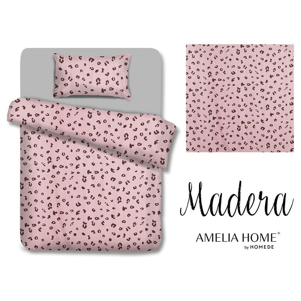 AmeliaHome voodipesukomplekt Madera Pink Panther 135x200, 2-osaline hind ja info | Voodipesu | kaup24.ee