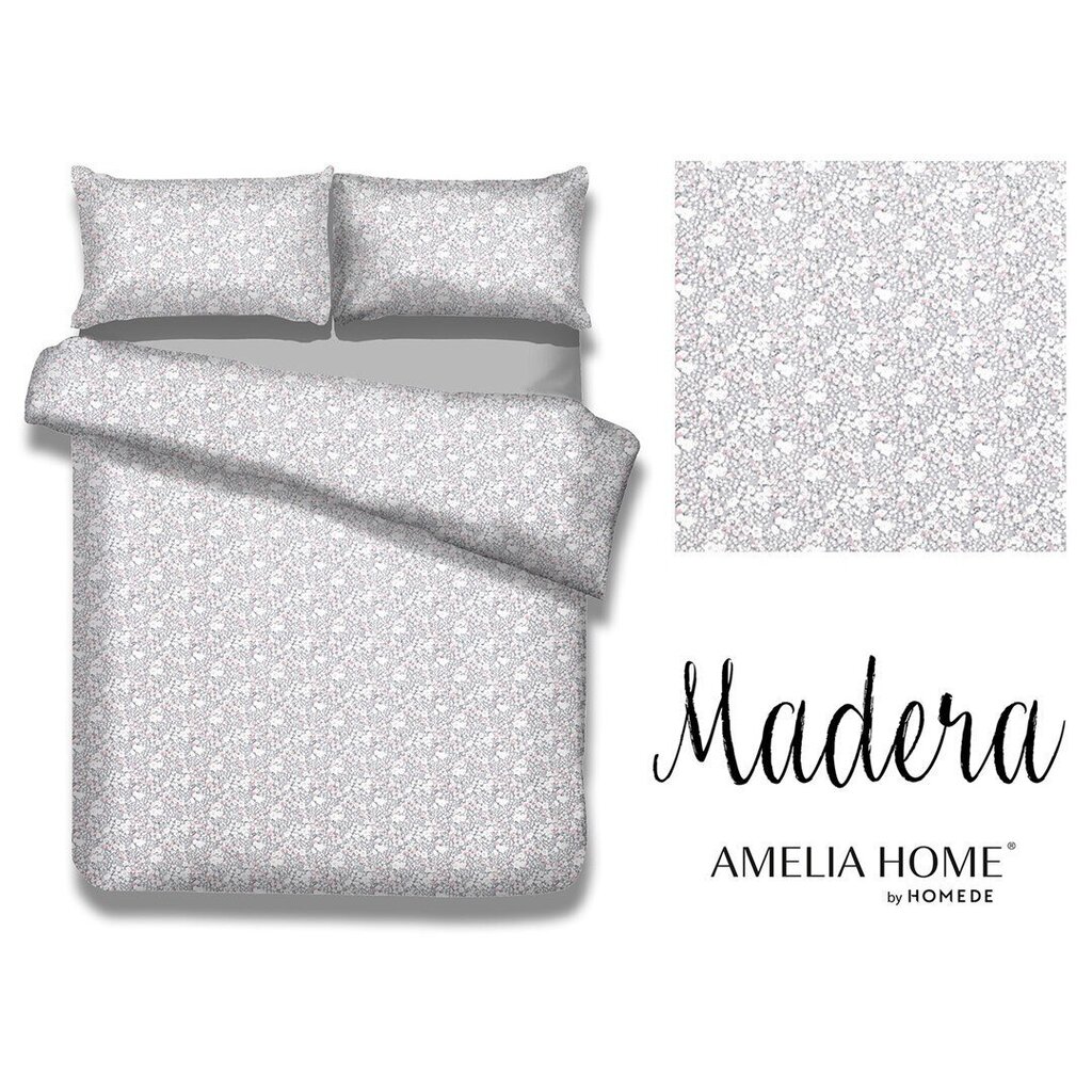 AmeliaHome voodipesukomplekt Madera Lovely Morning 200x200, 3-osaline hind ja info | Voodipesukomplektid | kaup24.ee