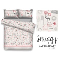 AmeliaHome рождественский комплект постельного белья Snuggy Lappi, 160x200, 3 шт. цена и информация | Комплекты постельного белья | kaup24.ee