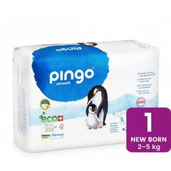 Niiskuse indikaatoriga mähkmed Pingo Newborn 27 tk. 2-5kg hind ja info | Mähkmed | kaup24.ee