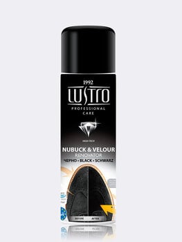 LUSTRO Nubuck & Velour Renovator - must hind ja info | Rõivaste ja jalatsite hooldus | kaup24.ee