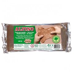 Modelleerimismass Alpino, 500g, pruun hind ja info | Kunstitarbed, voolimise tarvikud | kaup24.ee