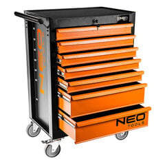 Тележка для инструментов 7 ящиков NEO 84-222 цена и информация | Ящики для инструментов, держатели | kaup24.ee