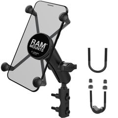 Держатель RAM® X-Grip® для крепления больших телефонов на рычаг сцепления/тормоза мотоцикла цена и информация | Mobiiltelefonide hoidjad | kaup24.ee