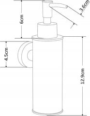Дозатор мыла Mexen, chrome цена и информация | Аксессуары для ванной комнаты | kaup24.ee