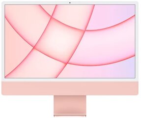 Apple iMac 24” M1 8/512GB Pink INT MGPN3ZE/A цена и информация | Стационарные компьютеры | kaup24.ee