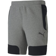 Meeste vabaaja lühikesed püksid Puma Evostripe Shorts 8" Medium Gray Heather - 58148703, hall цена и информация | Мужские шорты | kaup24.ee