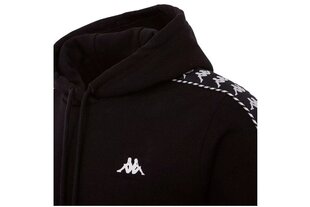 Свитер мужской Kappa Igon Sweatshirt 309043-19-4006, черный цена и информация | Мужские толстовки | kaup24.ee