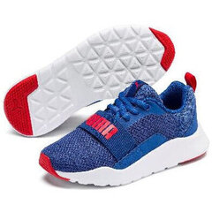 Laste vabaajajalatsid Puma Wired PS Galaxy Blue-High Risk Red - 36690308, sinine цена и информация | Детская спортивная обувь | kaup24.ee