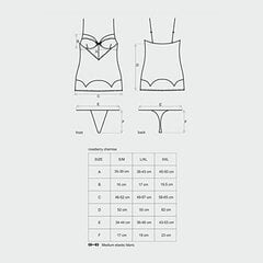 Комплект сексуального белья «Roseberry» S / M, Obsessive цена и информация | Сексуальное женское белье | kaup24.ee
