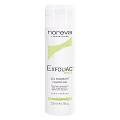 NOREVA интенсивный шипучий гель EXFOLIAC, 200 мл цена и информация | Аппараты для ухода за лицом | kaup24.ee