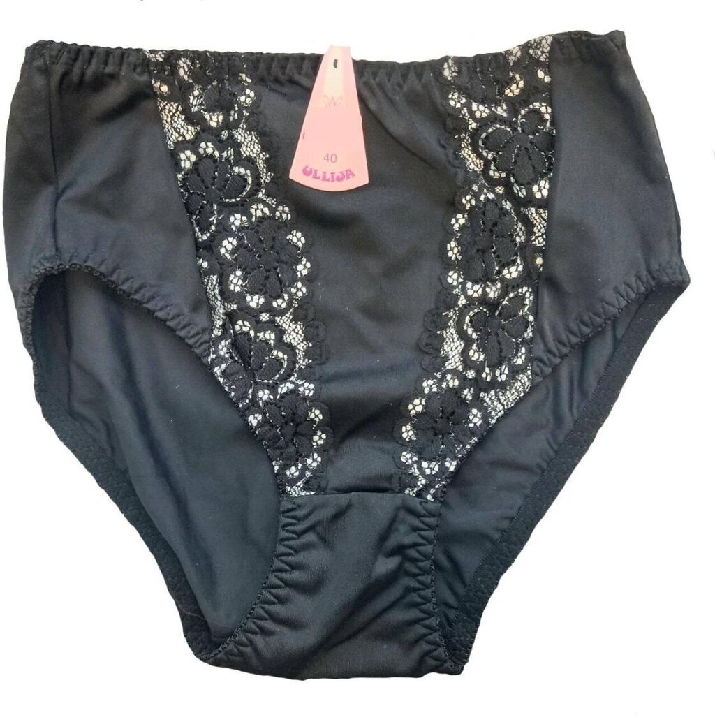 Naiste aluspüksid Ullija, Must - hall, 38 hind ja info | Naiste aluspüksid | kaup24.ee