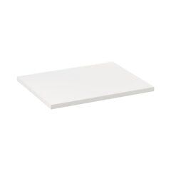 Столешница для шкафа ванной комнаты Remix 60x48,5см, белая цена и информация | Планки для столешниц | kaup24.ee