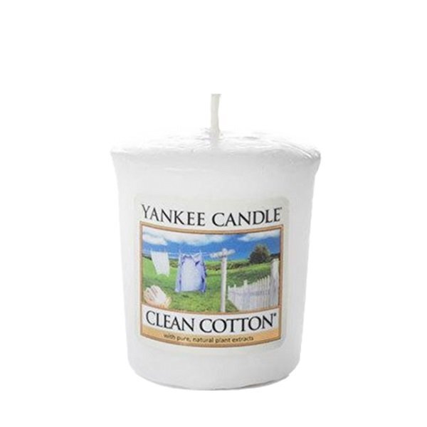 Lõhnaküünal Yankee Candle Clean Cotton 49 g hind ja info | Küünlad, küünlajalad | kaup24.ee