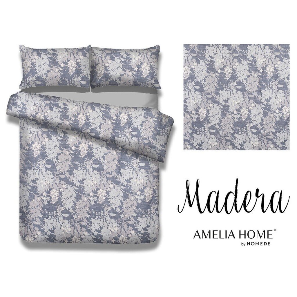 AmeliaHome voodipesukomplekt Madera Meadow 200x200, 3-osaline hind ja info | Voodipesukomplektid | kaup24.ee