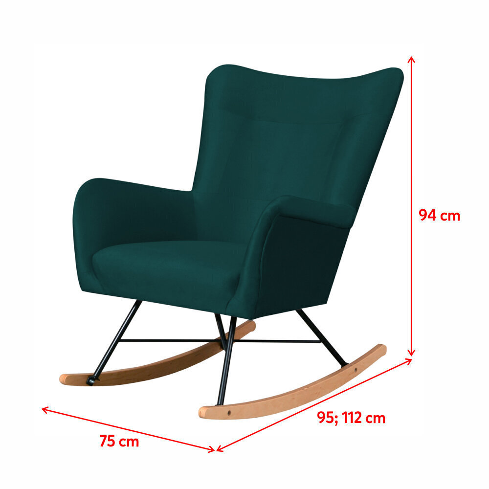 Kiiktool Selsey Fianna, roheline hind ja info | Tugitoolid | kaup24.ee