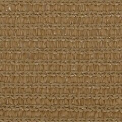 Päikesesirm, taupe värv, 2,5x2,5m, Hdpe, 160g / m² цена и информация | Зонты, маркизы, стойки | kaup24.ee