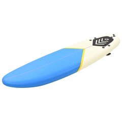 vidaXL surfilaud, 170 cm, sinine ja kreemjas цена и информация | SUP доски, водные лыжи, водные аттракционы | kaup24.ee