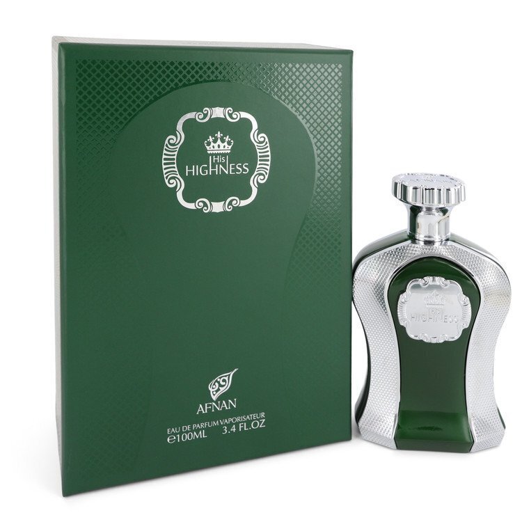 Parfüümvesi Afnan His Highness green EDP meestele, 100 ml цена и информация | Meeste parfüümid | kaup24.ee