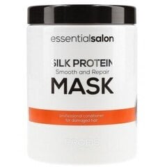PROFIS ESSENTIAL SALON SILK PROTEIN MASK Taastav mask siidiga, kõikidele juuksetüüpidele, 1000ml hind ja info | Maskid, õlid, seerumid | kaup24.ee
