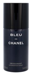 Chanel Bleu de Chanel дезодорант для мужчин 100 мл цена и информация | Парфюмированная косметика для мужчин | kaup24.ee