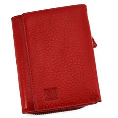 Кошелек Genuine Leather 811RED. цена и информация | Женские кошельки, держатели для карточек | kaup24.ee