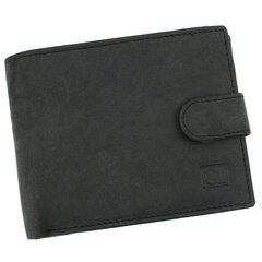 Кошелек мужской Genuine Leather 498OHB, черный цена и информация | Мужские кошельки | kaup24.ee